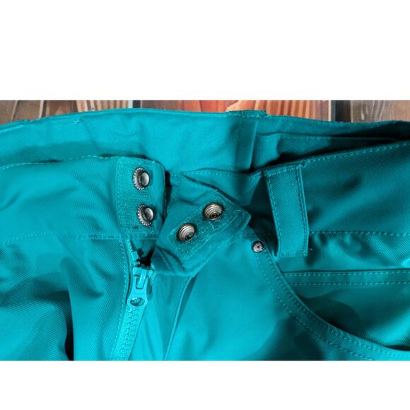 Aperture Teal Green 10K Waterproof Ski Snowboard Pants Size M - Picture 7 of 8